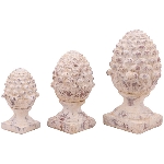 Zapfen Valo, creme, 21x19,5x35,5 cm
