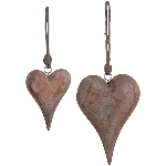 HerzHänger Dost, natur, Holz, 7x1,8x11 cm