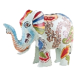 SparDose Elephant Kanu, Metall, 24x12x19 cm