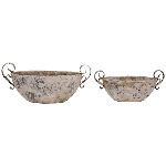 Jardiniere Valo, creme, Terrakotta, 34x14,5x11,5 cm