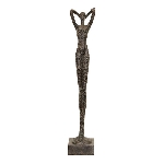 FrauenSkulptur Hilda, Polyresin, 11x11x59 cm