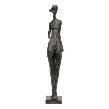 FrauenSkulptur Hilda, Polyresin, 14,5x14x81 cm