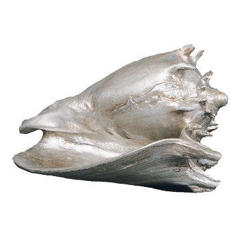 Muschel Hilda, Polyresin, 20,5x13x13,5 cm