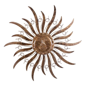 WandHänger Sonne ArtFerro, Metall, 68x68 cm