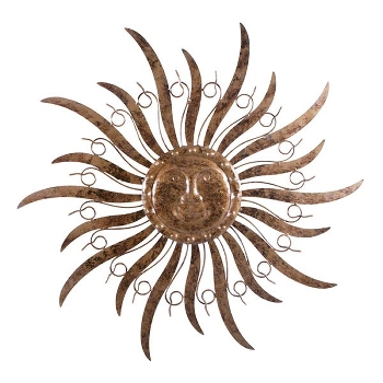 WandHänger Sonne ArtFerro, Metall, 98x98 cm