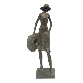 FrauenSkulptur Hilda, Polyresin, 22x14x58 cm