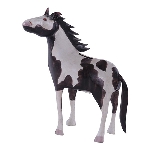 SparDose Pferd Kanu, Metall 22x12x28 cm