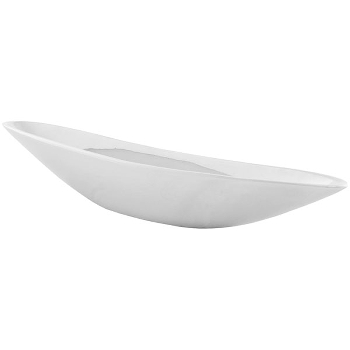 Schale ArgenT, silber, Keramik, 51x9x9 cm