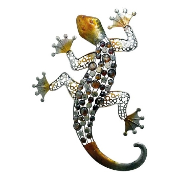 WandHänger Gecko ArtFerro, Metall, 62,5x17x45,5 cm