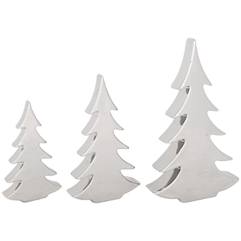 Baum ArgenT, silber, Keramik, 10,5x3x17 cm