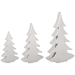 Baum ArgenT, silber, Keramik, 10,5x3x17 cm