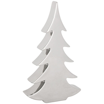 Baum ArgenT, silber, Keramik, 17x5x28 cm