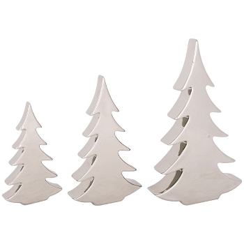 Baum ArgenT, silber, Keramik, 24x8x41 cm
