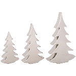 Baum ArgenT, silber, Keramik, 30x10x51 cm