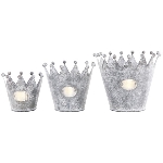 Krone Junker, zink, Metall, 10x10x8,5 cm
