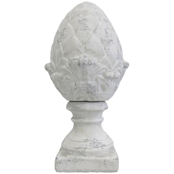 Zapfen Valo, creme, Keramik, 16,5x16,5x35,5 cm