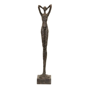 FrauenSkulptur Hilda, Polyresin, 15x15x88,5 cm