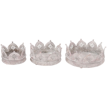Krone ArtFerro, Metall, 21,5x21,5x11 cm