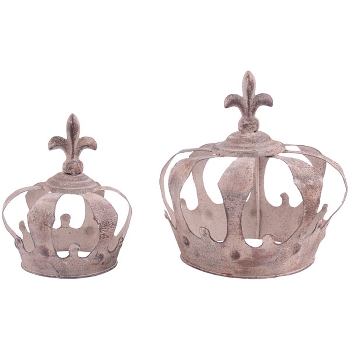 Krone ArtFerro, Metall, 21,5x21,5x20 cm