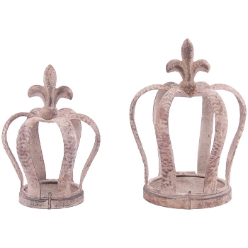 Krone ArtFerro, Metall, 12x11x17 cm