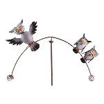 Wippe Eule ArtFerro, Metall, 63x6x138 cm