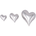 Herz ArgenT, silber, Keramik, 4,5x4,2x2,3 cm