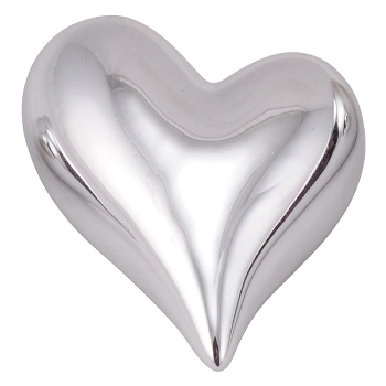 Herz ArgenT, silber, Keramik, 4,5x4,2x2,3 cm