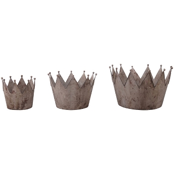 Krone ArtFerro, Metall, 19x19x18 cm