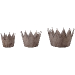 Krone ArtFerro, Metall, 19x19x18 cm