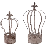 Krone ArtFerro, Metall, 21,5x20x35 cm
