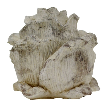 Blüte Valo, creme, Zement, 15,5x15,5x15,5 cm