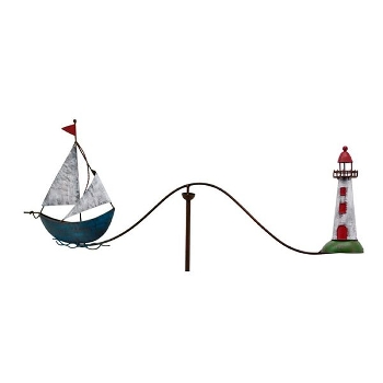WindSpiel SchiffLeuchtturm ArtFerro, Metall, 79x8x127 cm