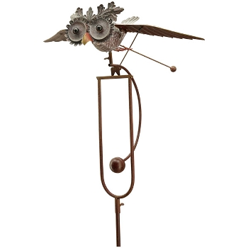 Wippe Eule ArtFerro, Metall, 57x50x158 cm