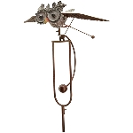 Wippe Eule ArtFerro, Metall, 57x50x158 cm