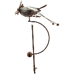 Wippe Eule ArtFerro, Metall, 57x50x158 cm