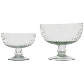 Schale Verrerie, Glas, 15x15x12,5 cm