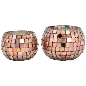 WindLicht MOZAC, Glas, 10x10x8 cm