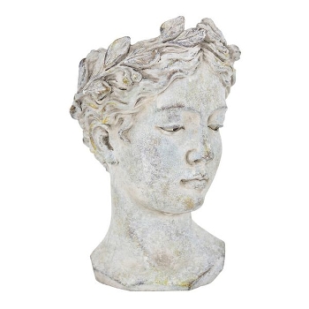 PflanzBüste StoneArt, Zement, 17,5x17,5x27 cm