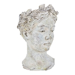 PflanzBüste StoneArt, Zement, 17,5x17,5x27 cm