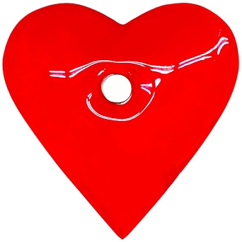 HerzMagnet EnameL, Metall, 8x2x8 cm