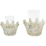 KronenWindLicht Valo, creme, Zement/Glas,