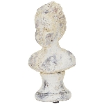 FrauenBüste Valo, Keramik, creme/weiß, 7,5x7,5x19 cm