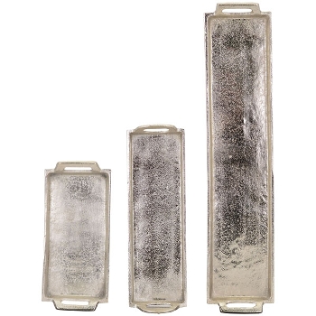 Tablett GROS, Aluminium, 29x12x3 cm