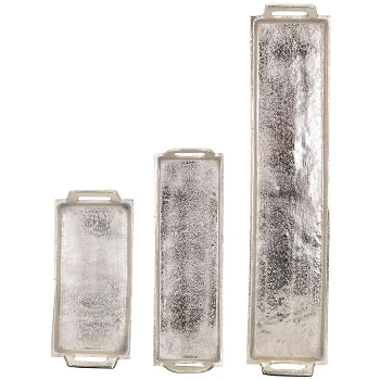 Tablett GROS, Aluminium, 29x12x3 cm