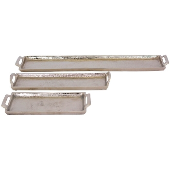 Tablett GROS, Aluminium, 29x12x3 cm