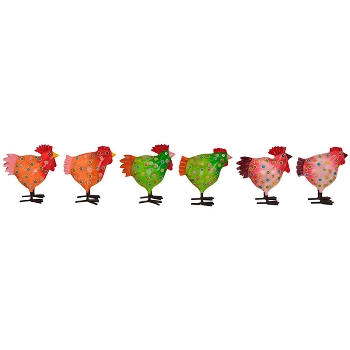 Huhn Kanu, Metall, 22x10x22 cm