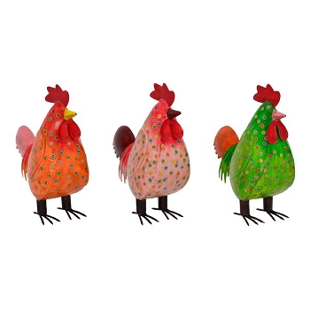 Huhn Kanu, Metall, 36x16x43 cm