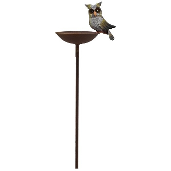 EulenFutterPlatz mit Stab ArtFerro, Metall, 24x16,5x124,5 cm
