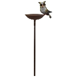 EulenFutterPlatz mit Stab ArtFerro, Metall, 24x16,5x124,5 cm
