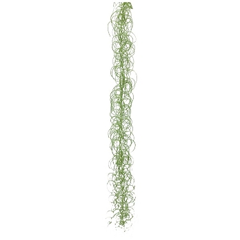 Curly garland ArtificialNature, green, 103 cm